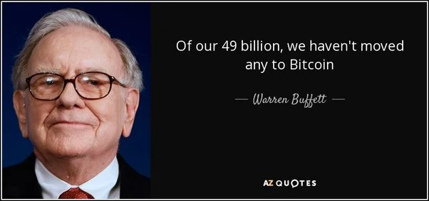 į kokią kriptovaliutą investuoja warren buffet