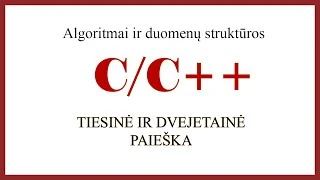 kas yra dvejetainė paieška c++