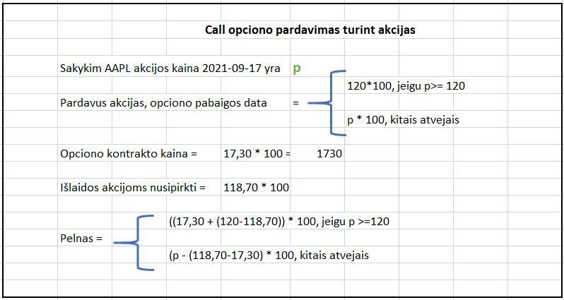 akcijų opcionų prekyba)