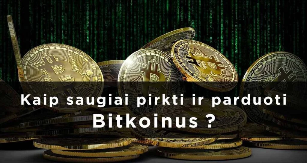 Pirkti ir parduoti bitkoiną siekiant pelno