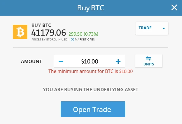 etoro bitcoin prekybos vadovas