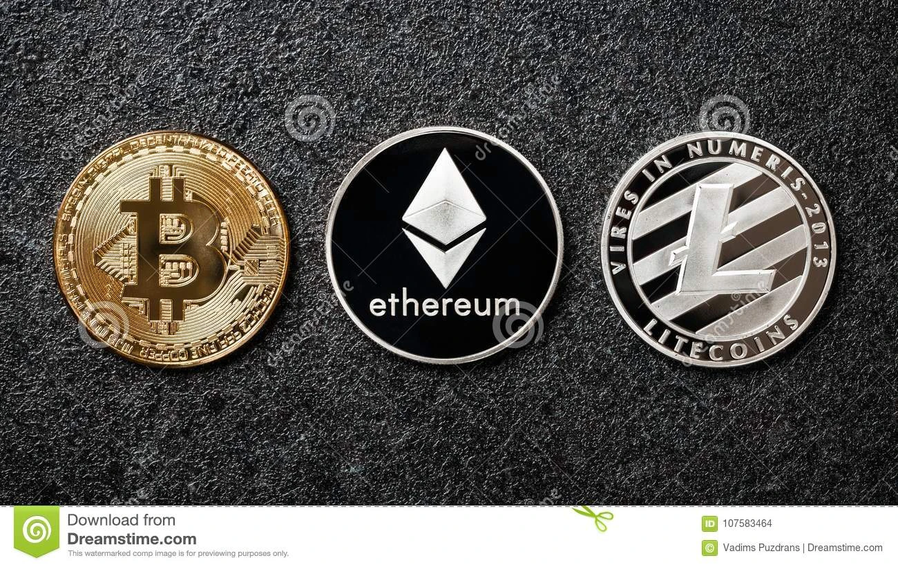 bitcoin ethereum litecoin tiesioginė prekyba